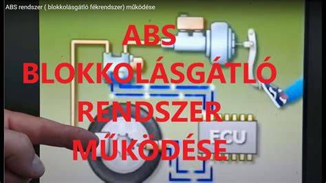 ABS kocka és működése