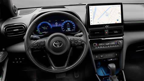 Toyota Yaris Hybrid belső kijelző és infotainment