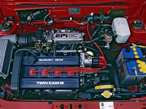 Suzuki Swift GTi G13B DOHC motor