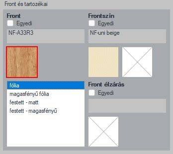 Az eCar termékkatalógus szoftver felülete