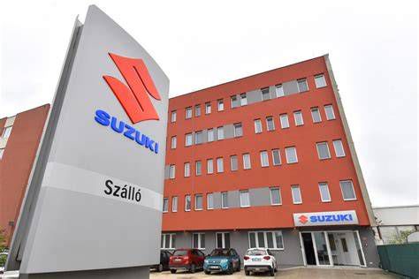 A Magyar Suzuki Zrt. esztergomi gyárának látképe