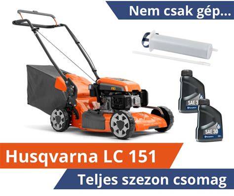 Husqvarna LC 151 modell részletes nézete
