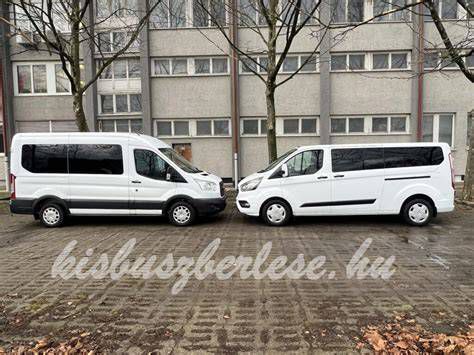 Különböző típusú 9 személyes kisbuszok összehasonlítása