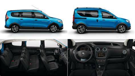 Dacia Lodgy belső, lehajtott vagy kivett harmadik üléssorral és hatalmas csomagtérrel
