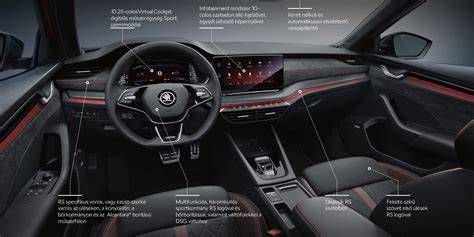 Skoda Octavia belső tér és okos tárolók