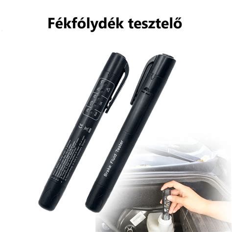 Elektromos fékfolyadék teszter LED kijelzővel