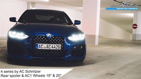 AC Schnitzer stílusú ablakspoiler közelről, anyag és rögzítés bemutatása