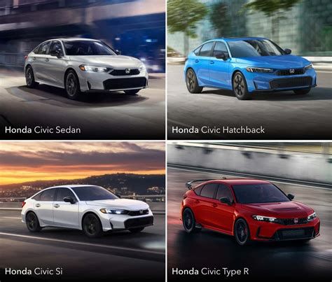 Honda Civic különböző generációinak áttekintése