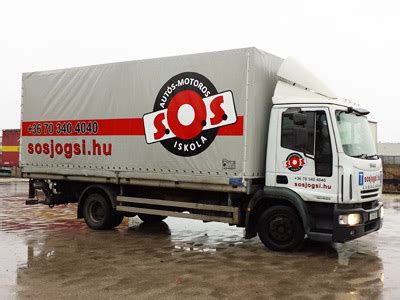 C kategóriás jogosítvány és teherautó