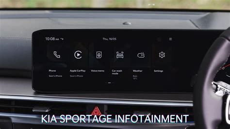 Kia Sportage infotainment rendszer