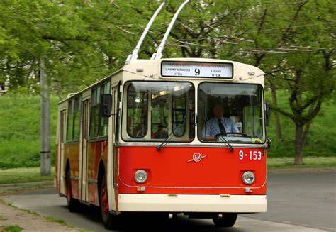 Régi budapesti trolibusz a 70-es vonalon