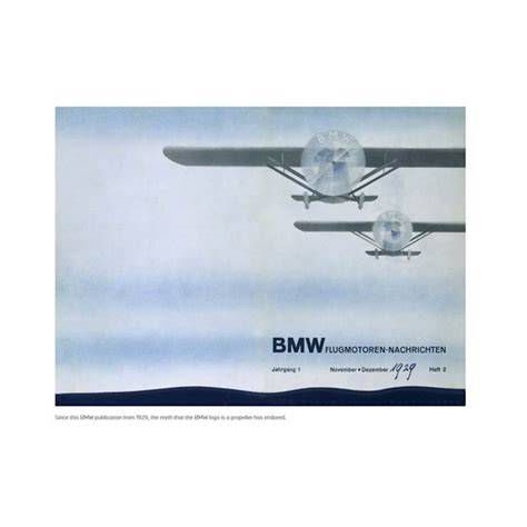 1929-es BMW reklámplakát a propeller motívummal