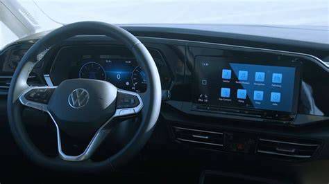 Volkswagen Caddy digitális műszerfal és infotainment rendszer