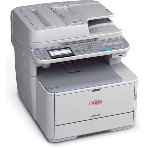 OKI MC342dn printer showing LED technology