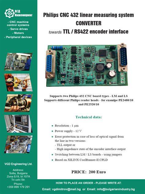Philips 432 CNC vezérlőpult