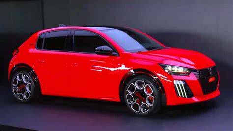 Современный электрический Peugeot e-208 GTi