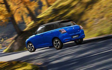 Suzuki Swift on a winding road