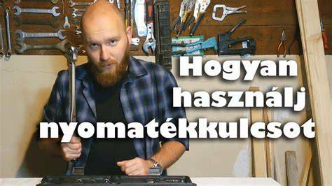 nyomatékkulcs használata menetbetét beépítésénél