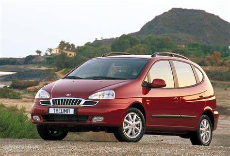 Daewoo Tacuma (Rezzo) modell illusztrációja, bemutatva a belső teret és üléselrendezést