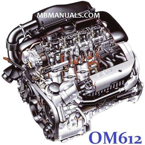 Mercedes OM 612 DE 27 LA motor diagramja