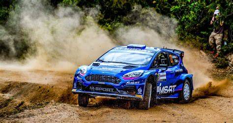 Ford Fiesta WRC на тестовых испытаниях