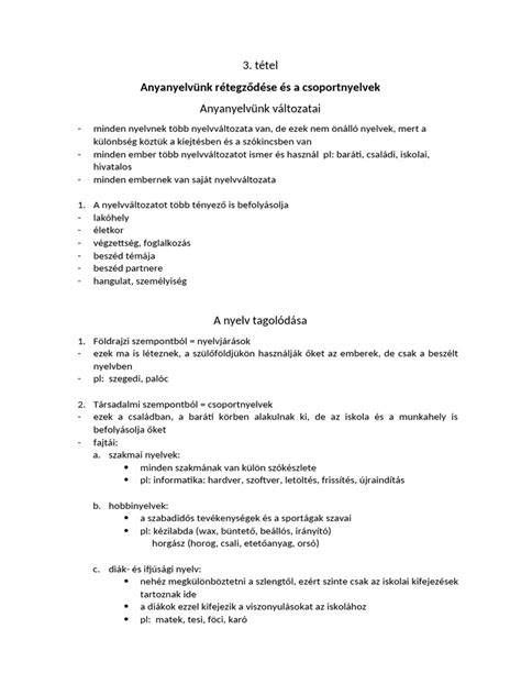 ARES huzatok anyagösszetétele és rétegződése