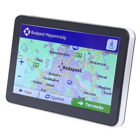 Autós navigáció térképpel